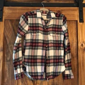 AE classic fit flannel holiday colors